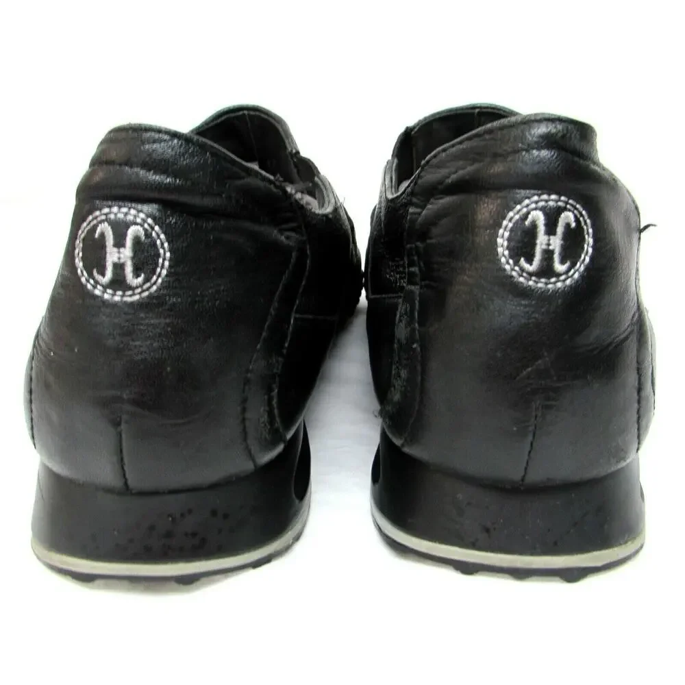 Cole Haan men's size 11.5 M black leather sneakers casual loafers